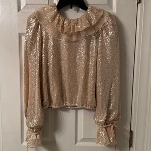 Antonio Melani Sequin Top Size Medium